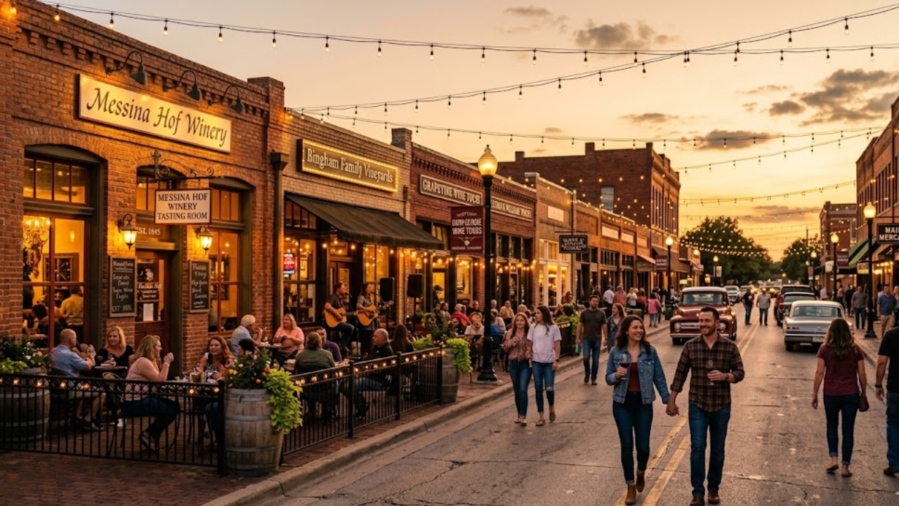 Downtown Grapevine Texas Wine Guide